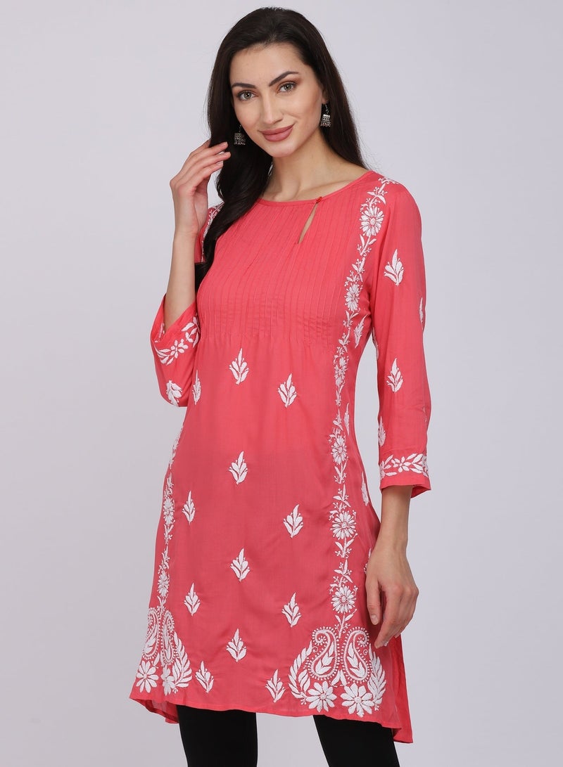 Alaya Embroidered Tunic Dress - Image 4
