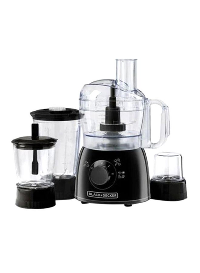 BLACK+DECKER 5-In-1 Food Processor With 33 Functions 1.2 L 400 W KR43-B5 Black - Image 2