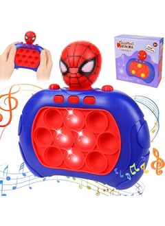 ماركة غير محددة لعبة Pop Quick Push Bubbles، لعبة Pop It الإلكترونية، لعبة ألغاز Pop It Fidget، لعبة Pop It Light Up، لعبة Push Pop للتحكم في ألعاب الفقاعات الحسية للأطفال والبالغين  - Image 1