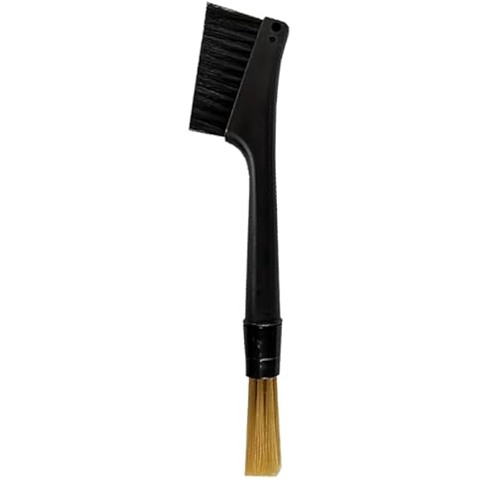 rayihni Black Coffee Grinder Brush  Dual Head Coffee Machine Cleaning Brush For Espresso Grinder Barista Tools Home  Coffee Shop Us - Image 1