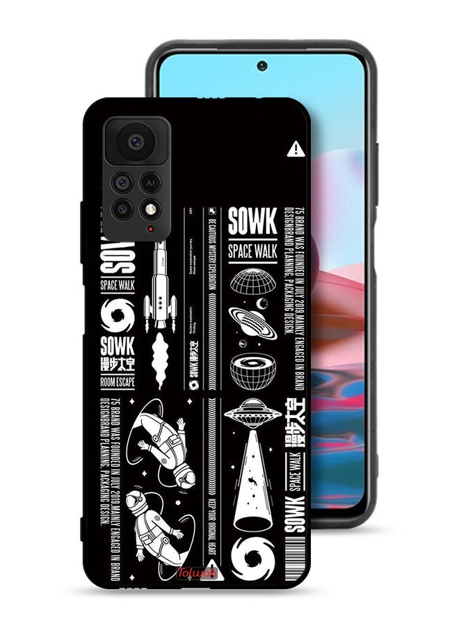 Tolwak Xiaomi Redmi Note 11 Pro 5G Protective Case Cover Sowk Space Walk Sticker - Image 1