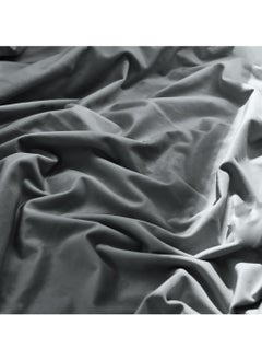 LuxHome Luxury Satin Line Bedsheet and Pillowcase Set – Hotel-Quality Breathable Cotton Bedding, Satin Finish, Soft and Luxurious – Flat Bedsheet 275x275cm with 2 Pillowcases 46x69cm, Sedona Sage  - Image 2