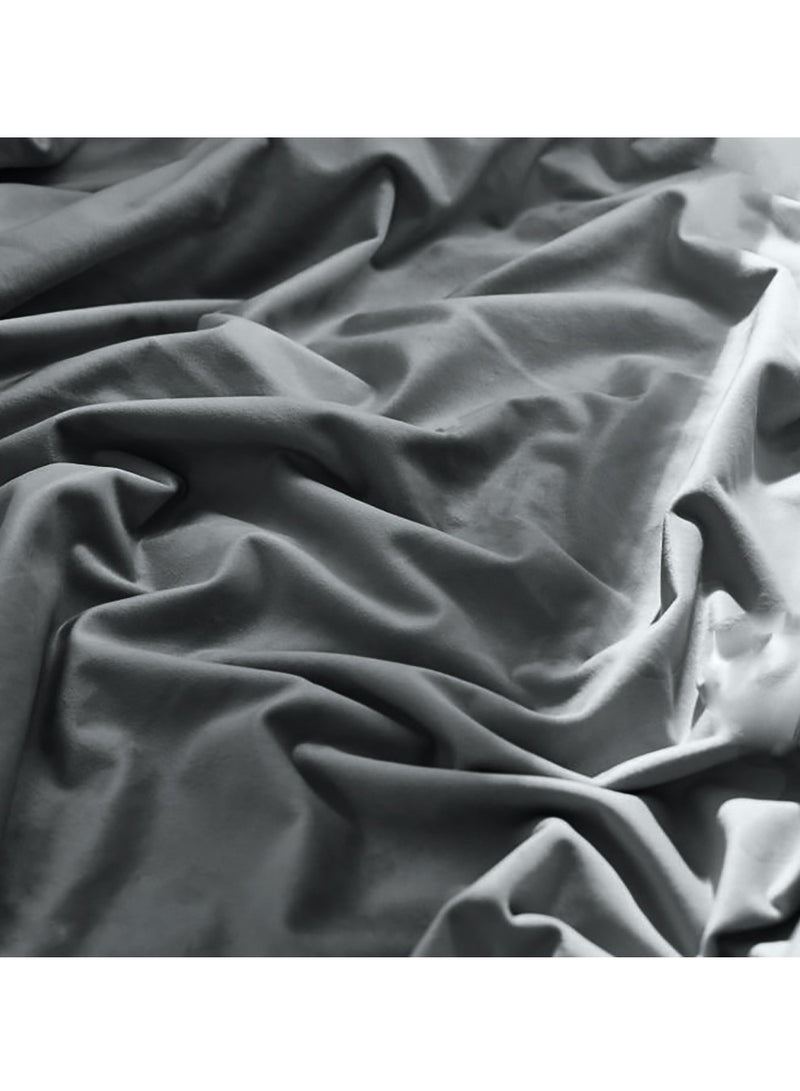 LuxHome Luxury Satin Line Bedsheet and Pillowcase Set – Hotel-Quality Breathable Cotton Bedding, Satin Finish, Soft and Luxurious – Flat Bedsheet 275x275cm with 2 Pillowcases 46x69cm, Sedona Sage - Image 2