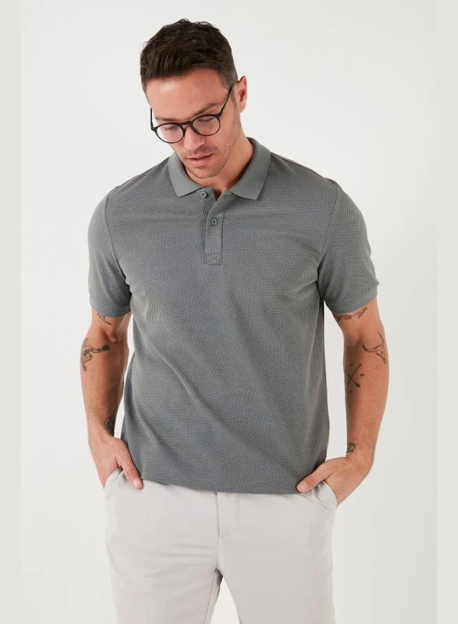 بوراتي Buratti Regular Fit Cotton Buttoned Polo Collar T Shirt Men's POLO COLLAR T SHIRT 5902326