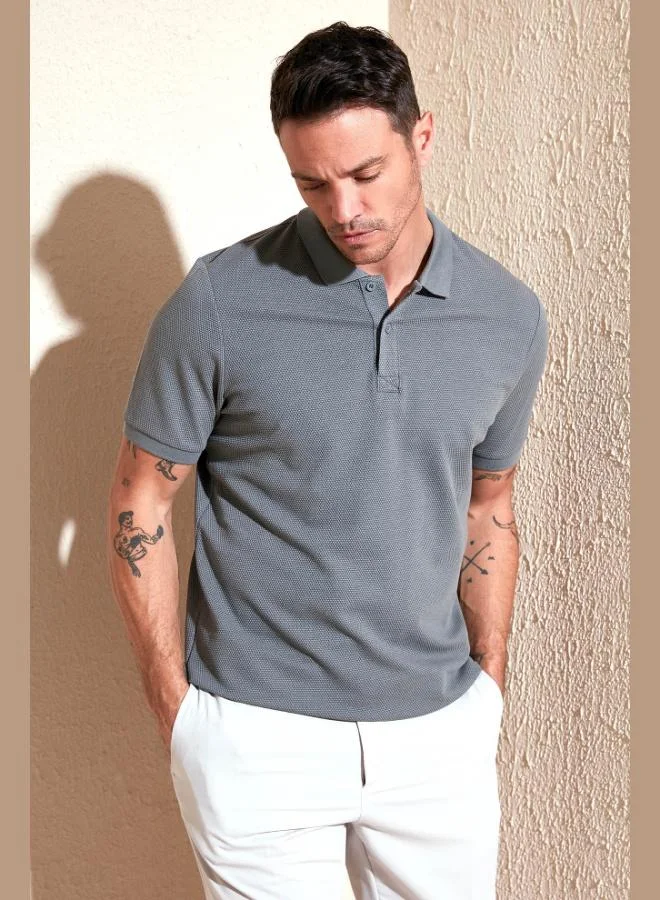 بوراتي Buratti Regular Fit Cotton Buttoned Polo Collar T Shirt Men's POLO COLLAR T SHIRT 5902326