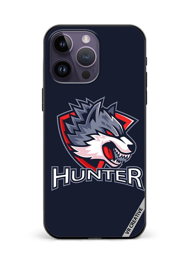 VR CREATIVE Protective Case Cover For Apple iPhone 16 Pro Max Hunter Wolf Design Multicolour
