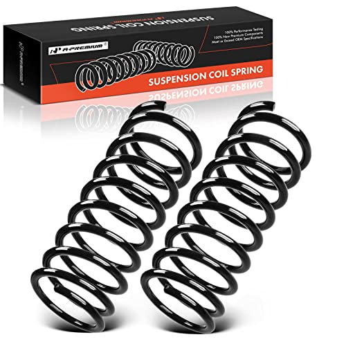 A-Premium 2Pcs Rear Suspension Coil Spring Set Compatible with Ford Focus 2005-2011 & Mazda 3 2004-2013, 3 Sport 2009-2013, Driver and Passenger Side, Replace# 3S415560AA - Image 1