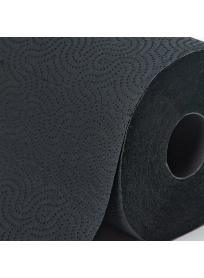 Black Paper Towel Jumbo Roll - 2 Ply, 120 Highly Absorbent Sheets - Achieve a Professional and Polished Image with Style- Unique and Different