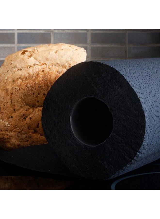 Black Paper Towel Jumbo Roll - 2 Ply, 120 Highly Absorbent Sheets - Achieve a Professional and Polished Image with Style- Unique and Different
