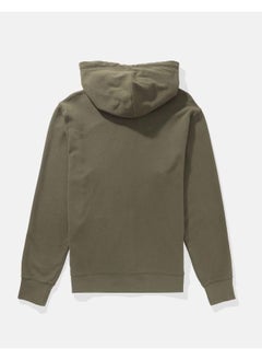 American Eagle AE Fleece Logo Graphic Zip-Up Hoodie  - Image 4
