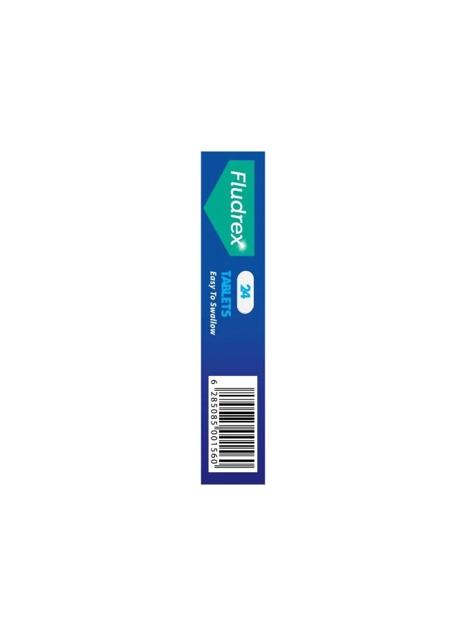 FLUDREX أقراص سريعة وفعالة لتخفيف أعراض البرد والإنفلونزا 24 حبة - Image 3
