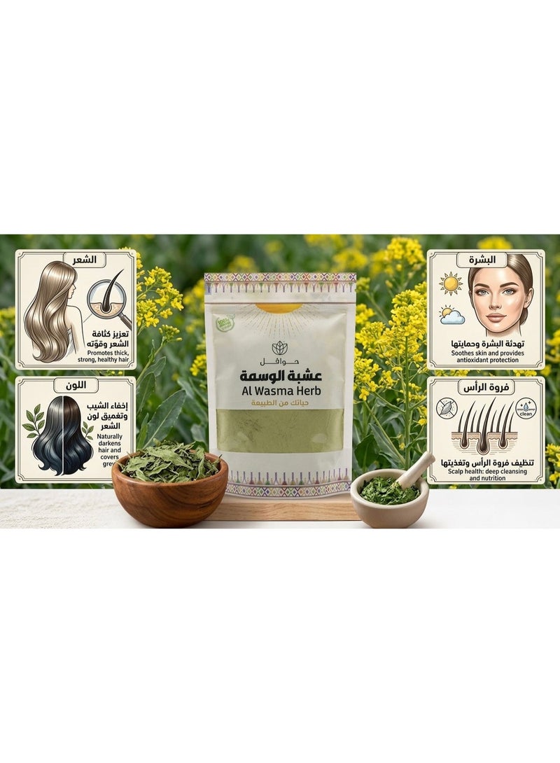 حوافل  عشبة الوسمة للشعر - 250 جرام - Image 5
