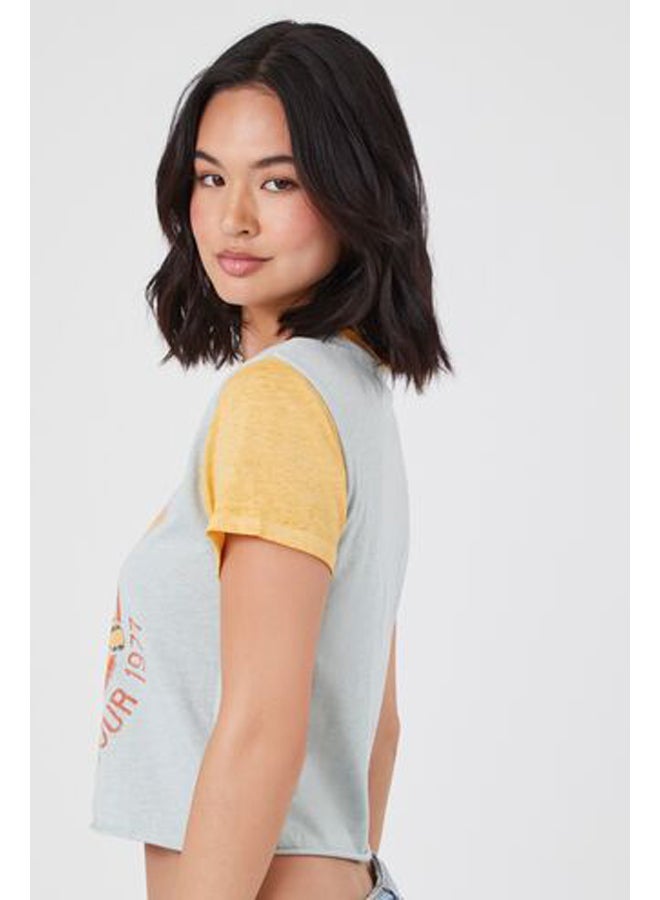 FOREVER 21 ACDC Graphic Cropped Tee  - Image 2