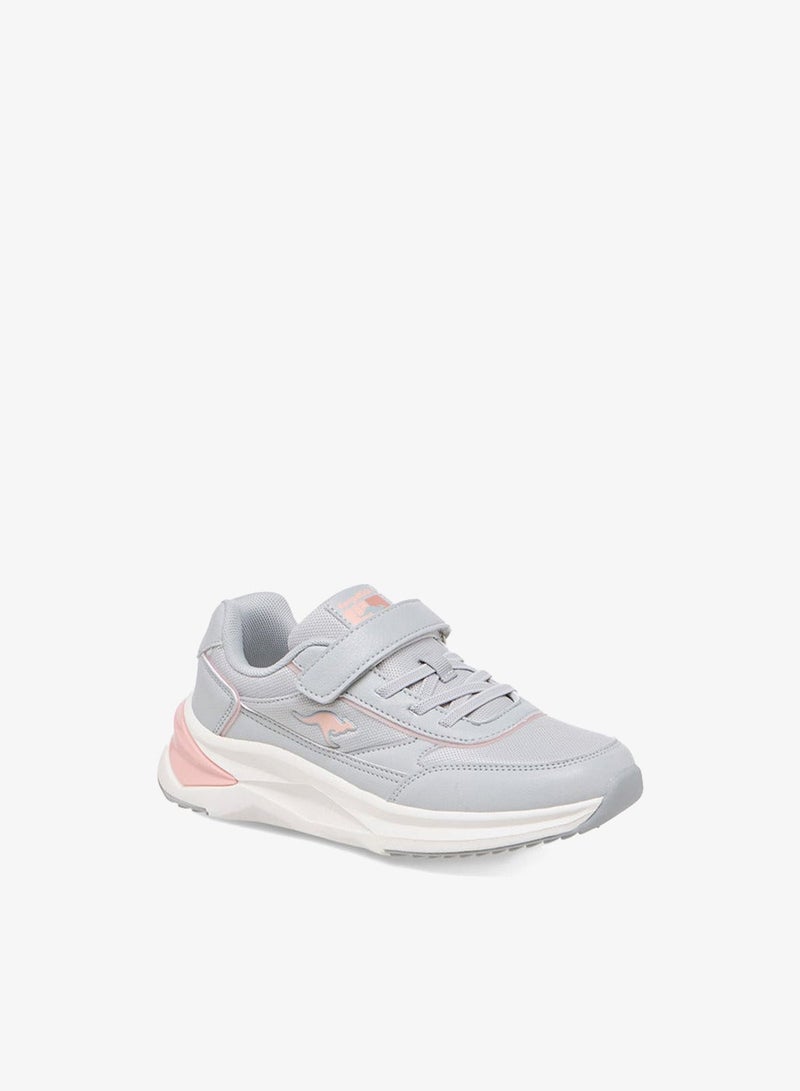 Kangaroos Girls Panelled Hook & Loop School Walking Shoes - Image 2