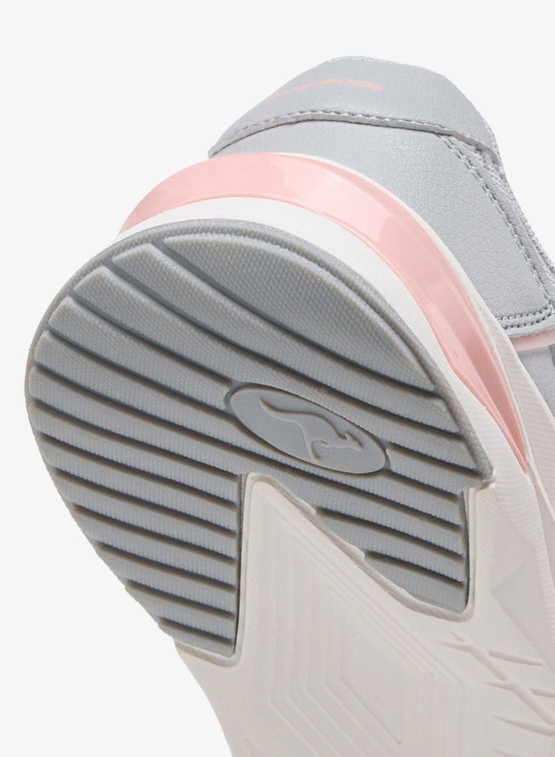 Kangaroos Girls Panelled Hook & Loop School Walking Shoes - Image 4
