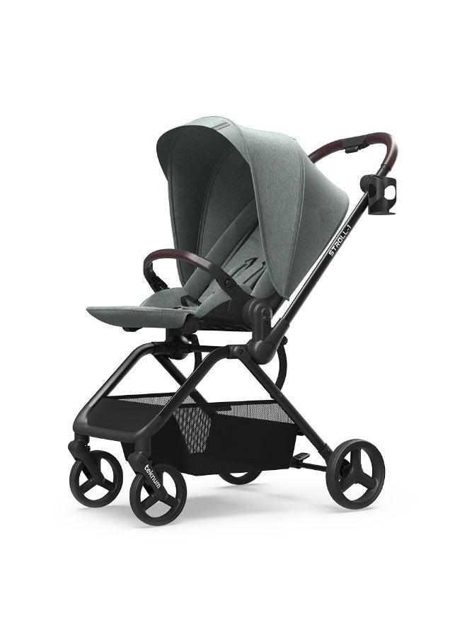 TEKNUM STROLL - 1 Reversible Travel Stroller - Olive Green - Image 4