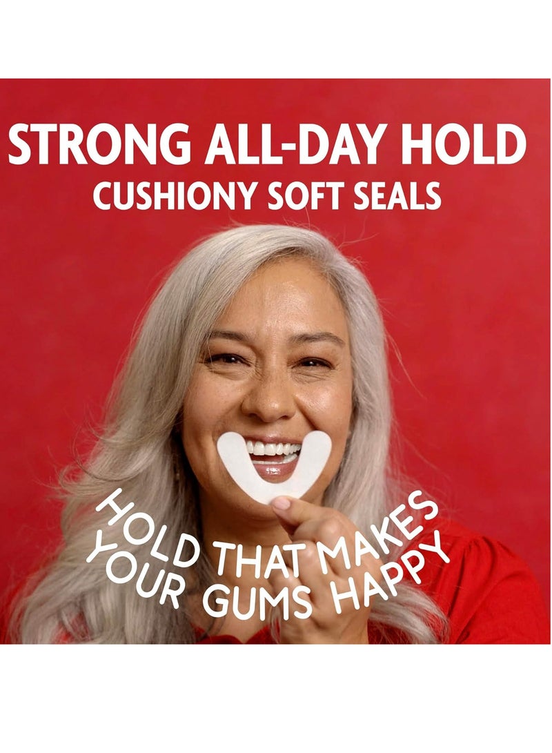 Sea-Bond Sea Bond Secure Denture Adhesive Seals, Original Uppers, Zinc-Free, All-Day-Hold, Mess-Free, 30 Count (Pack of 1) - Image 3