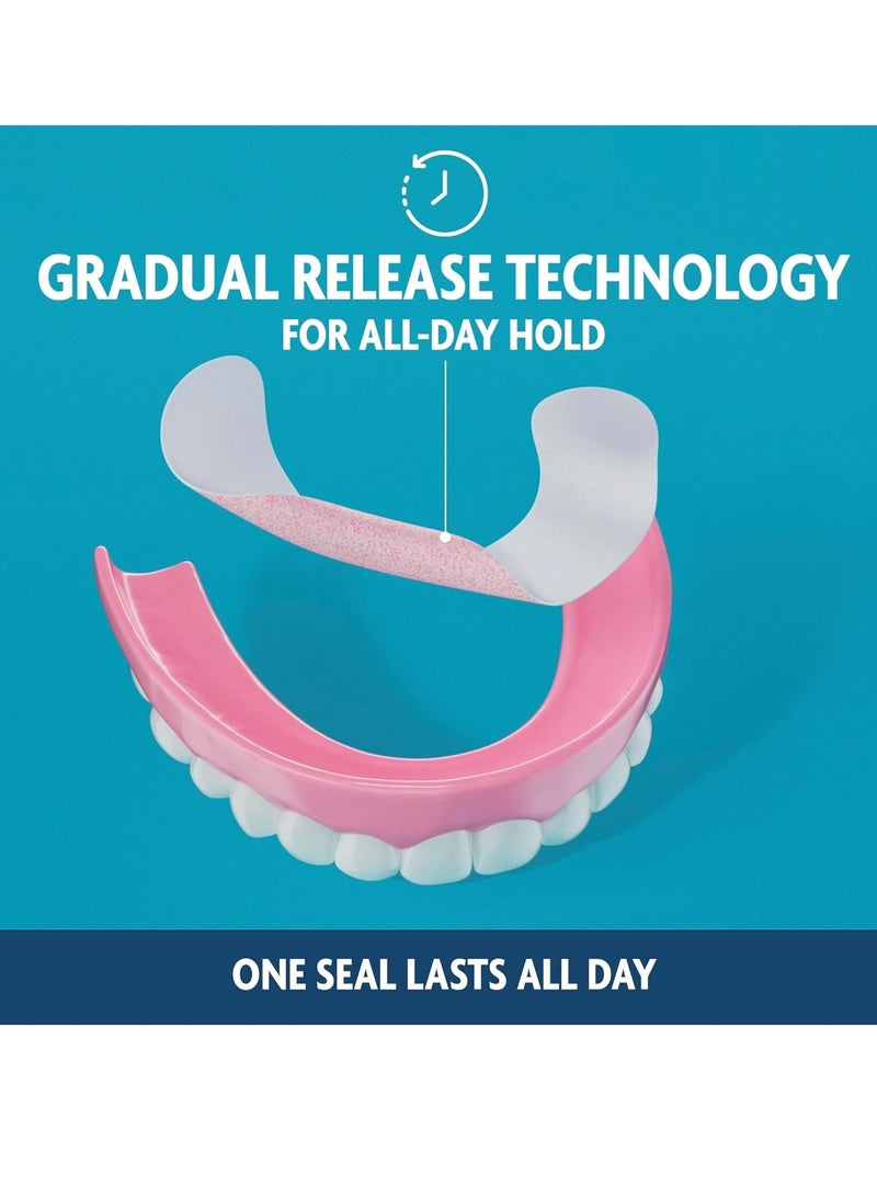 Sea-Bond Sea Bond Secure Denture Adhesive Seals, Original Uppers, Zinc-Free, All-Day-Hold, Mess-Free, 30 Count (Pack of 1) - Image 4