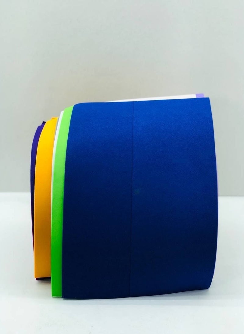 الفوم الملون الجليتر الاستيكر  مقاس A4 الفوم الملون بالجيلتر الكتير اللي تقدر تقص و تعمل اشكال بيه المقاس: ٢١*٣١ سم الكيس ١٠ صفحات فوم متعدد - Image 2