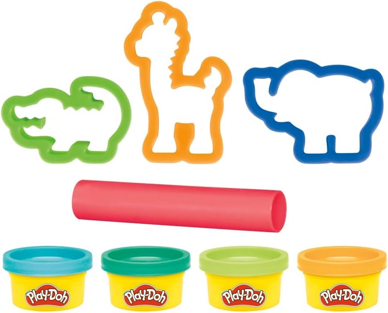 Play-Doh 0Mini Safari Set - Arts & Crafts Animal Toys for Kids 3+ - Image 2