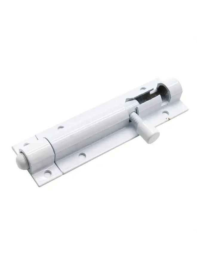 2pcs Heavy Duty Metal Slide Lock Keyless Entry 3 Inch White Black Sliding Door Lock - Image 3