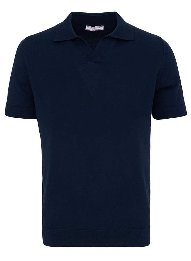 FELIX HARDY Beige-Navy Men's 100% Cotton Polo Shirt Short Sleeve Pack of 2 for Men | Best Price UAE