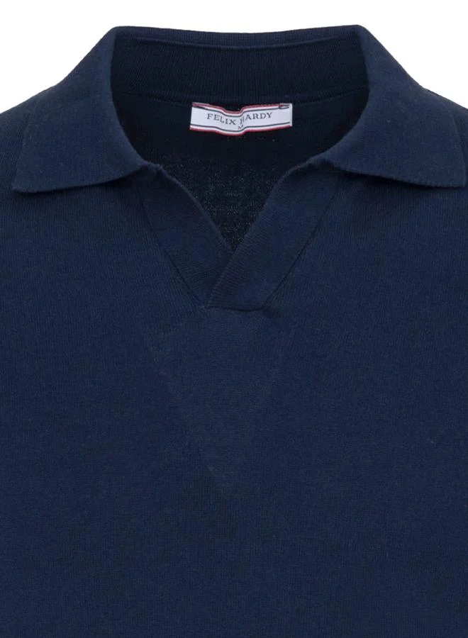 FELIX HARDY Beige-Navy Men's 100% Cotton Polo Shirt Short Sleeve Pack of 2 for Men | Best Price UAE
