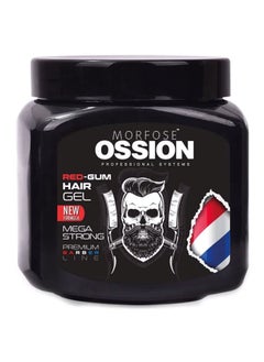 MORFOSE Morfose Ossion Mega Strong Red Gum Hair Gel 750ml: Extreme Hold & Style  - Image 1
