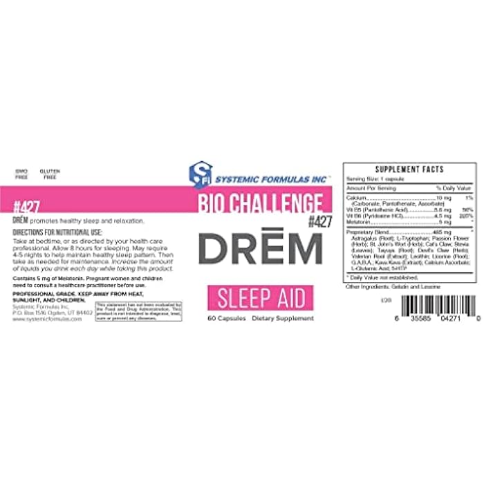 Systemic Formulas: #427 - DReM - Sleep Aid - Image 3