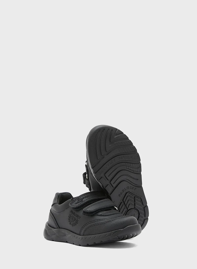 Pablosky Kids Double Strap Velcro Sneakers