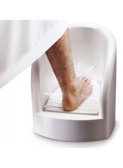 DubaiGallery Bathroom Portable Automatic Wash Basin Prayer Plastic Muslim Foot Washer White  - Image 1