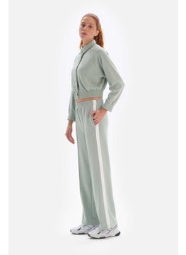 dagi Mint Green Women's Jacket Buttoned Cupro  - Image 5