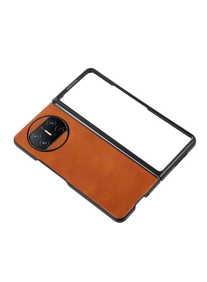 اس-توب جراب لهاتف Huawei Mate X3 مصنوع من جلد البقر والبولي يوريثين - Image 3