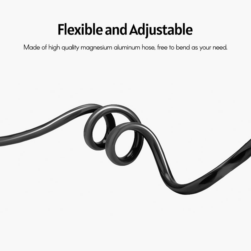 Smartphone Neck Bracket 78 Cm White: Universal 3.5-6 Inch Phone Compatibility - Flexible Adjustable Viewing Angle Neck Bracket for Vlog Creation, Selfies, Video Chat and Bed Or Car Movie Watching - Image 2