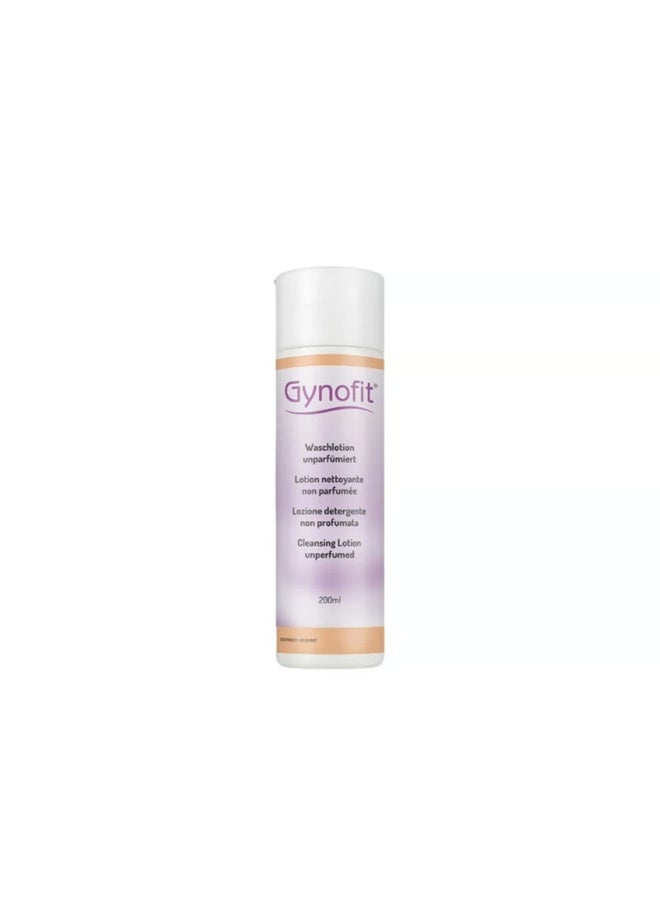 Gynofit Cleansing Lotion Unperfumed 200ml - Image 1