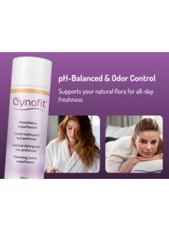 Gynofit Cleansing Lotion Unperfumed 200ml - Image 2