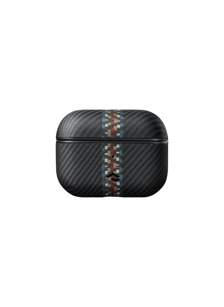PITAKA - MagEZ Case, MagSafe-compatible protective case for Apple Airpods Pro/Pro 2 - Rhapsody 600D - Image 1