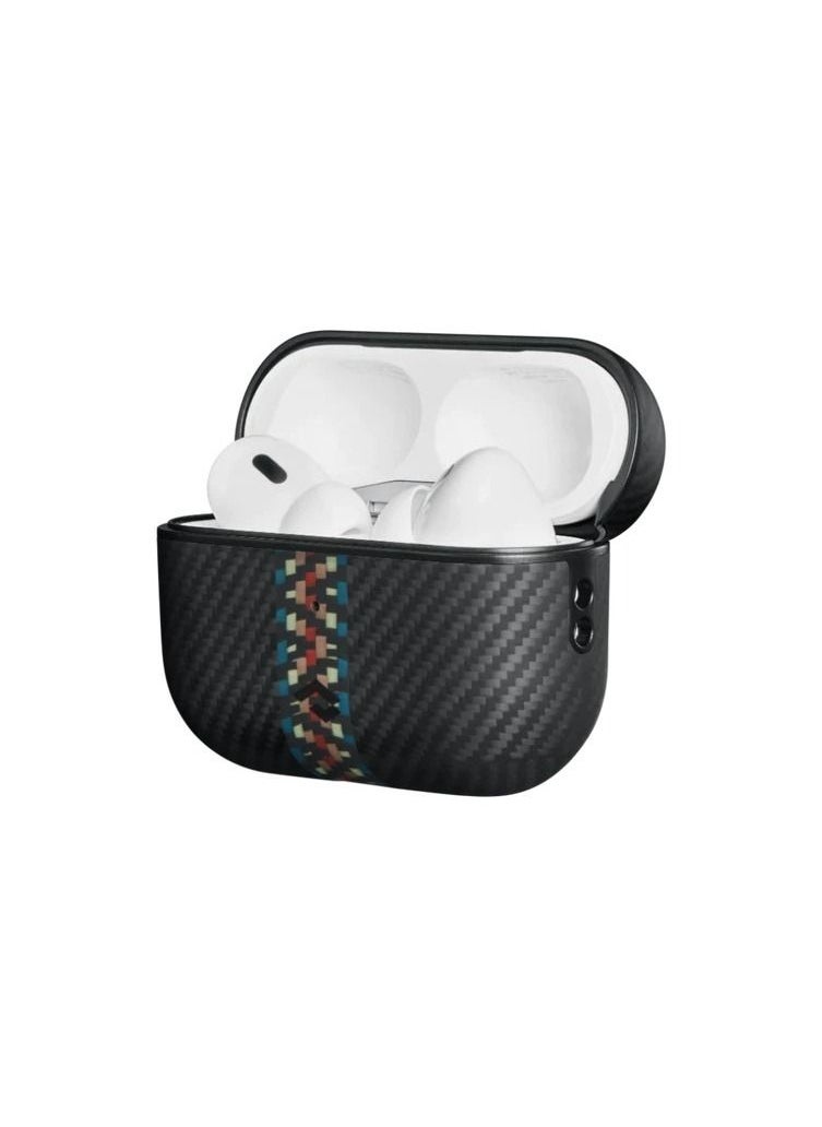 PITAKA - MagEZ Case, MagSafe-compatible protective case for Apple Airpods Pro/Pro 2 - Rhapsody 600D - Image 1