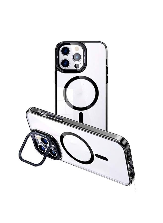 S-TOP Case For iPhone 13 Pro MagSafe Magnetic Invisible Holder Transparent Phone Case - Image 1