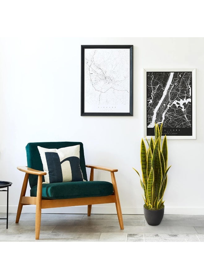 Nearly Natural Nearly Natural 33 Sansevieria Artificial Silk Plants Green  - Image 2