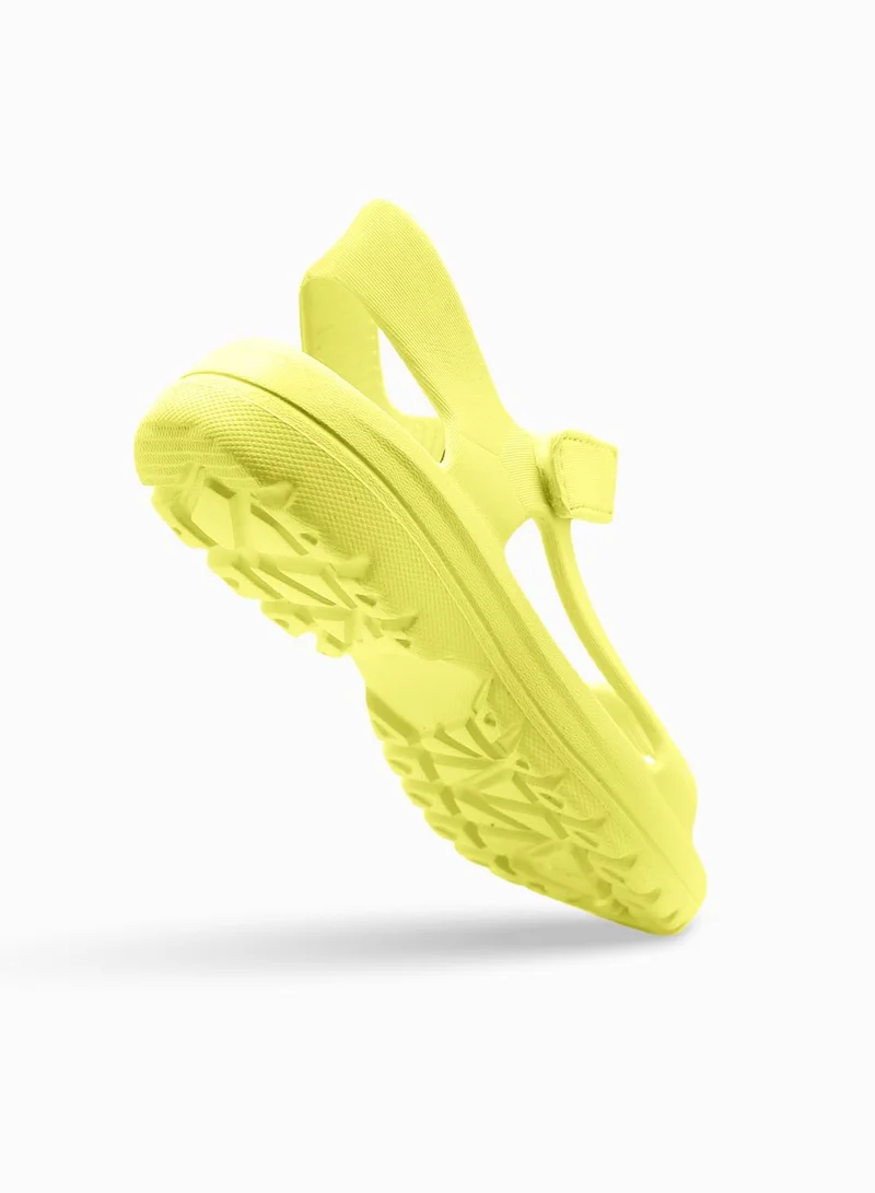 DUOZOULU Light Yellow Cool Sandals for Women | Best Price UAE
