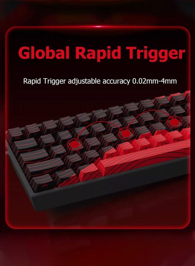 MADLIONS MAD 60HE Gmaing Keyboard,RGB Mechanical Keyboard Magnetic Switches Hot Swap Customized FPS Gaming Keyboard with Adjustable Actuation, 8000 Hz Polling Rate, Rapid Trigger Mode, Hall Effect Switches, for PC/Mac, Black ﻿ - Image 2