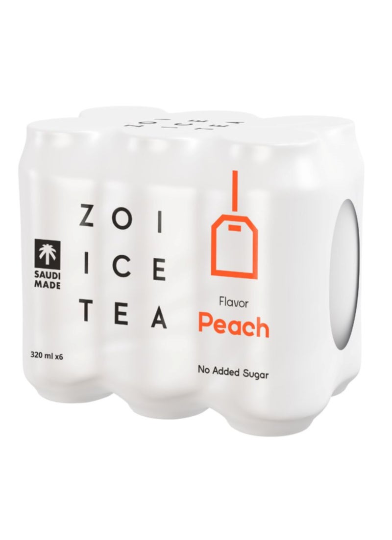 Zoi Ice Tea Peach Ice Tea - Image 1