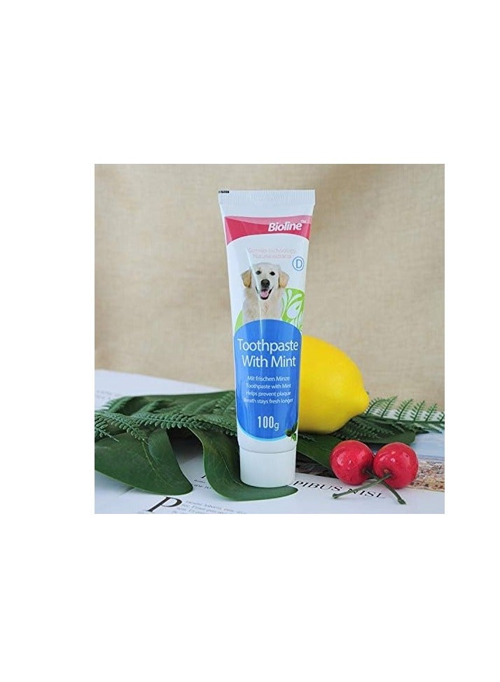 بايولاين معجون اسنان بيولين بنكهة النعناع 100 جرام، ابيض - Image 2