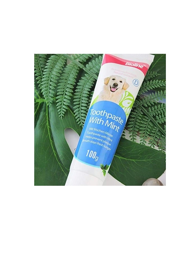 بايولاين معجون اسنان بيولين بنكهة النعناع 100 جرام، ابيض - Image 3