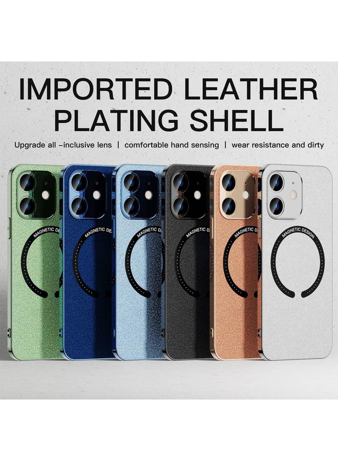 Zaboon Case For iPhone 12 mini Leather Electroplated Magsafe Case - Image 3