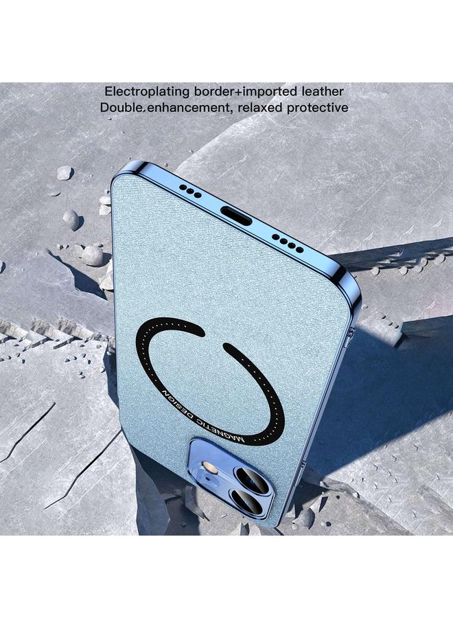 Zaboon Case For iPhone 12 mini Leather Electroplated Magsafe Case - Image 5