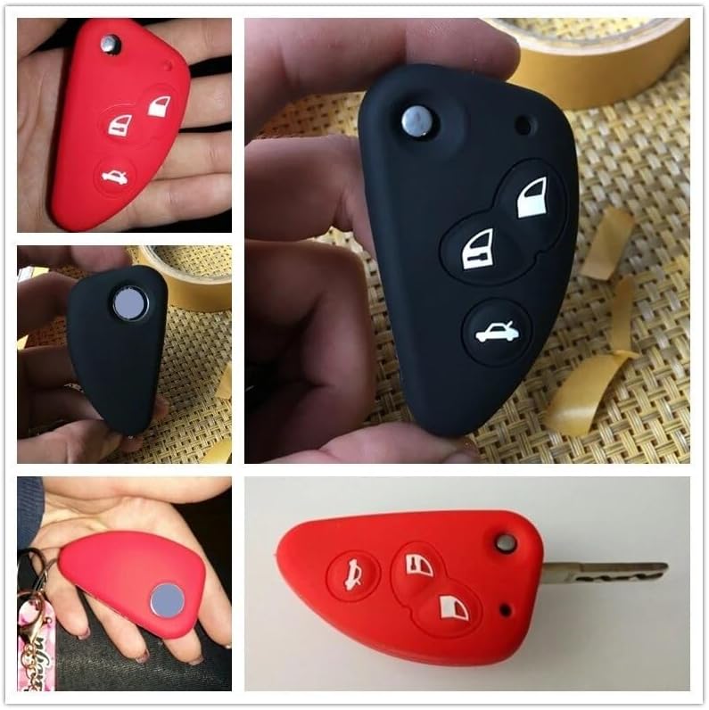 QASULER 3 Button Silicone Key Cover for Alfa Romeo - Image 5