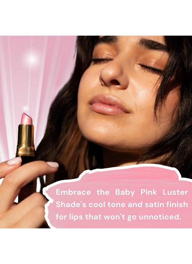 Essence Of Argan Deep Moisturizing Long Lasting Lipstick & Lip Care With 100% Pure Organic Argan Oil, Shea Butter, Jojoba Oil & Aloe Vera Pink Luster  - Image 4