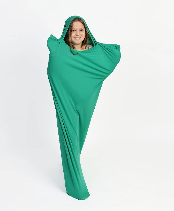 The Yogis Spandex Sensory Sack, Body Sock, Calming Therapy Blanket, Sensory For Stress Relief, Anxiety, Autism, Adhd, Add, Tactile Items For Therapeutic Play, Kids Fidget Toy, - Red Color - (Small) - Image 3